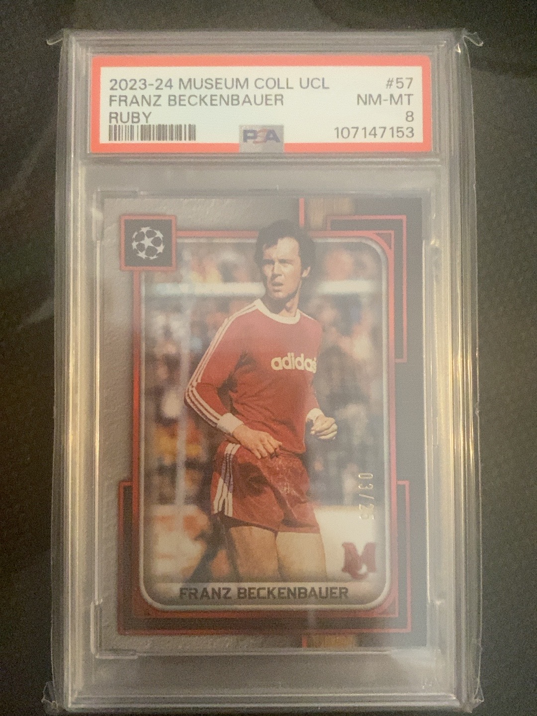Franz Beckenbauer Sportkarte – eigenes Foto